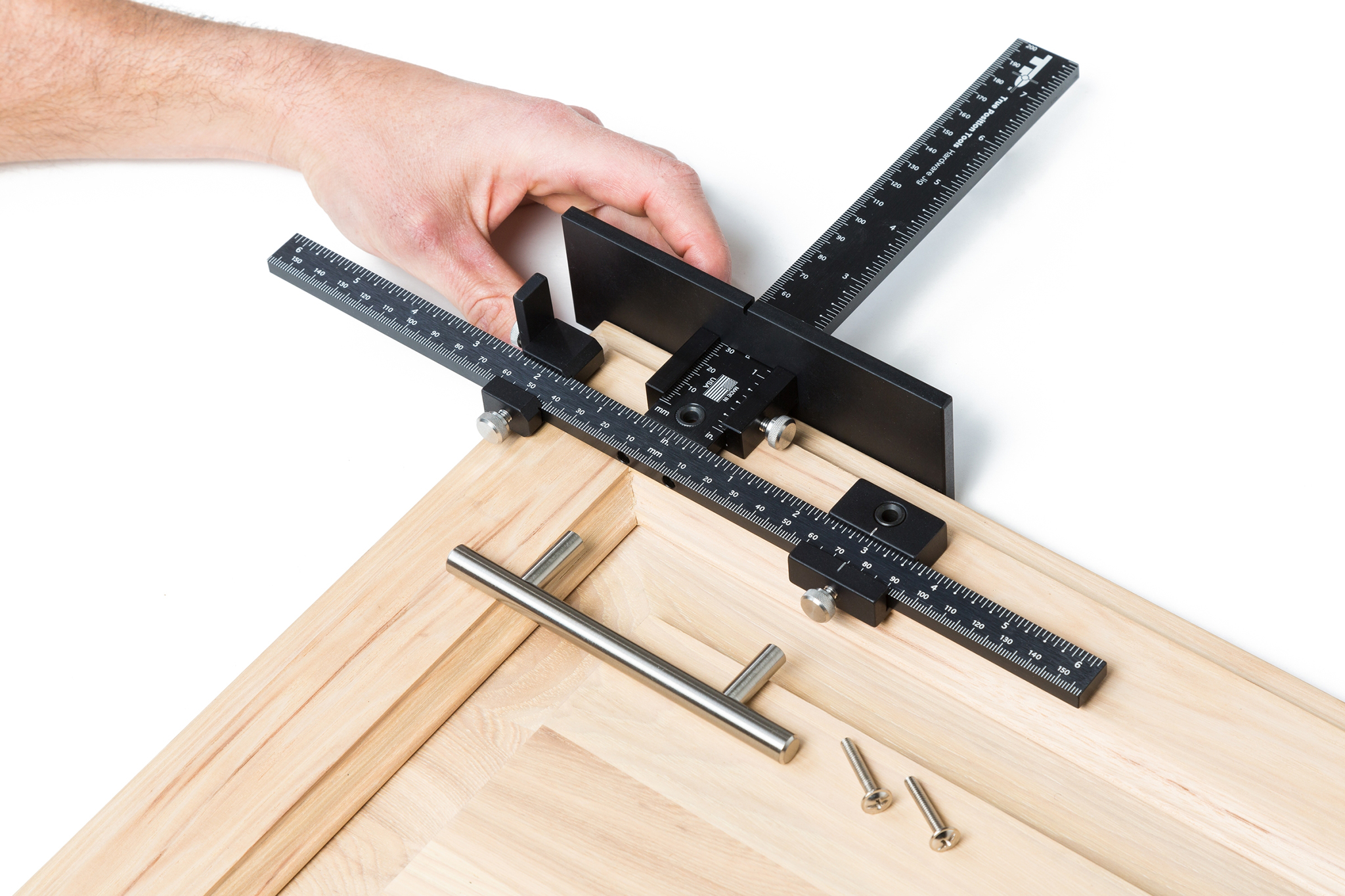 How To Make A Jig For Cabinet Pulls