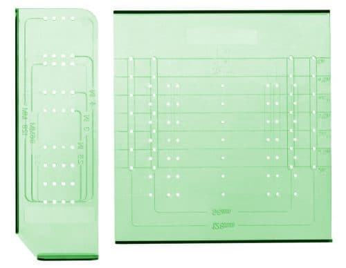 generic cabinet hardware installation template
