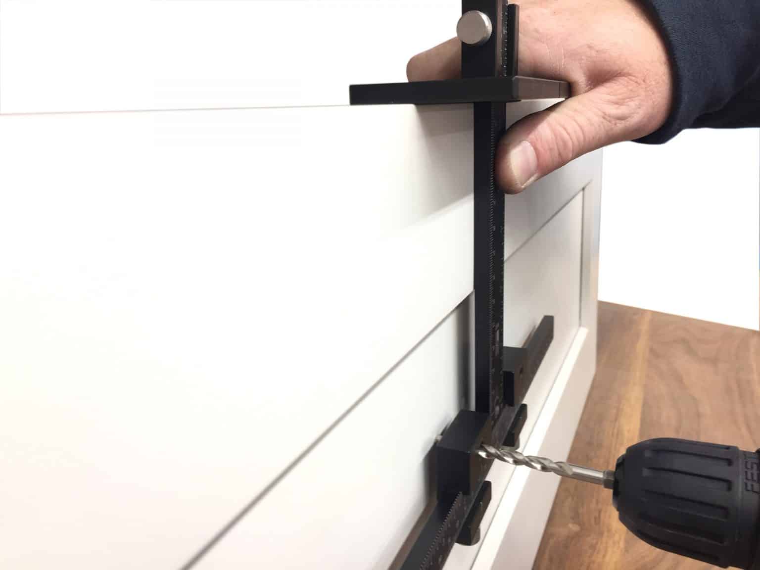 How to Install Handles and Knobs on Shaker Drawer Fronts True Position Tools