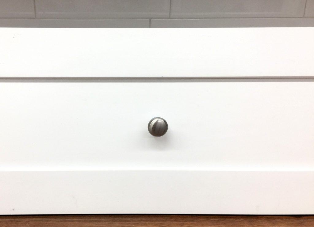 How To Install Handles And Knobs On Shaker Drawer Fronts True   Shaker Cabinet Drawer Knob Installed Recessed Panel 1024x741 