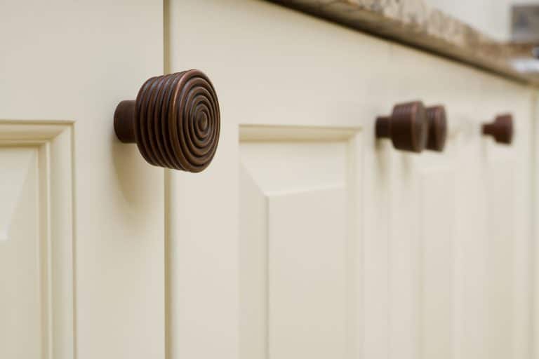 Modern brass cabinet door knobs