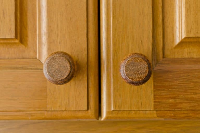 natural wood kitchen cabinet door wooden matched knobs