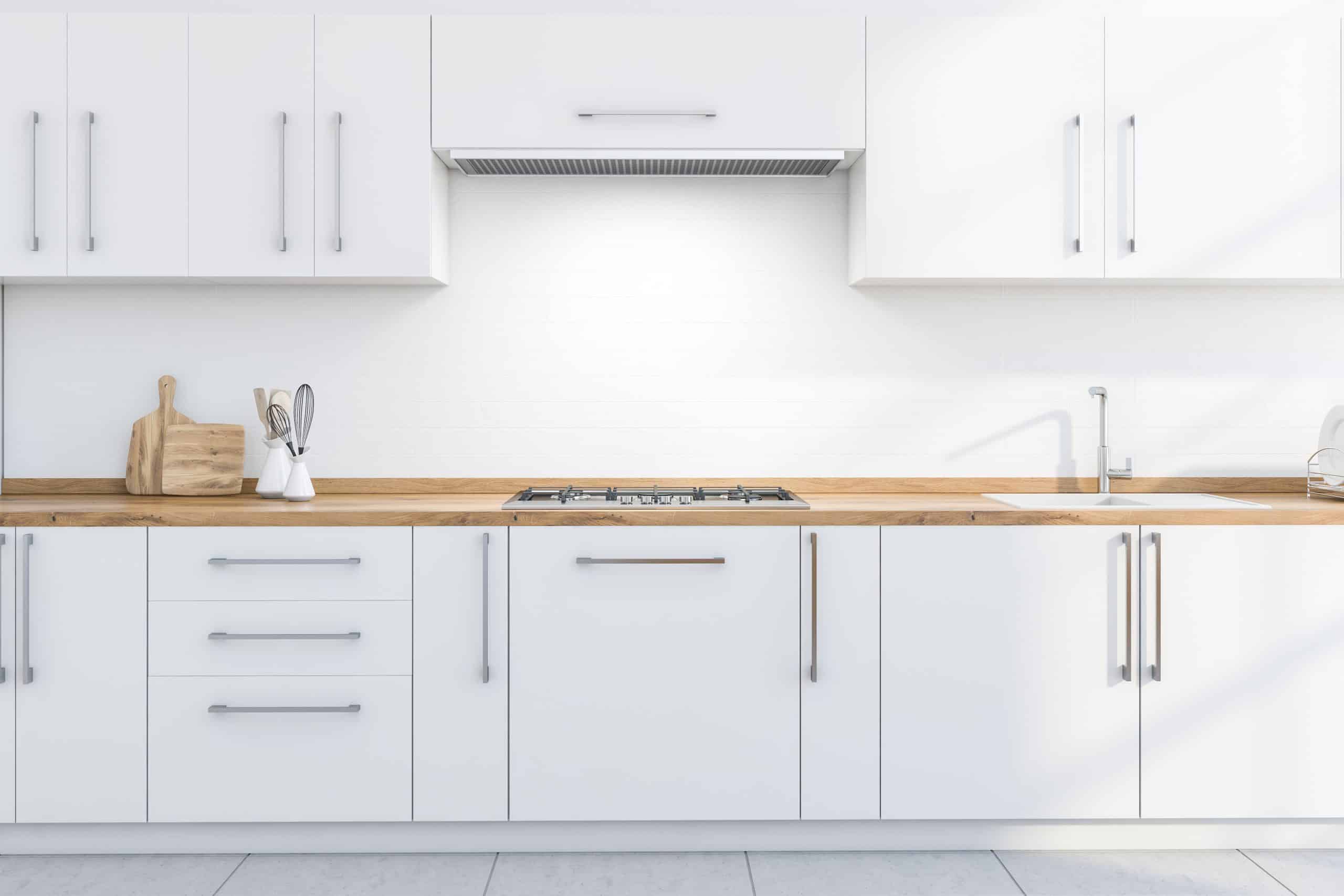 modern bright kitchen cabinets large handle pulls
