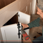 Shaker Cabinet handle installation with TP 1934 Cabinet Hardware Jig