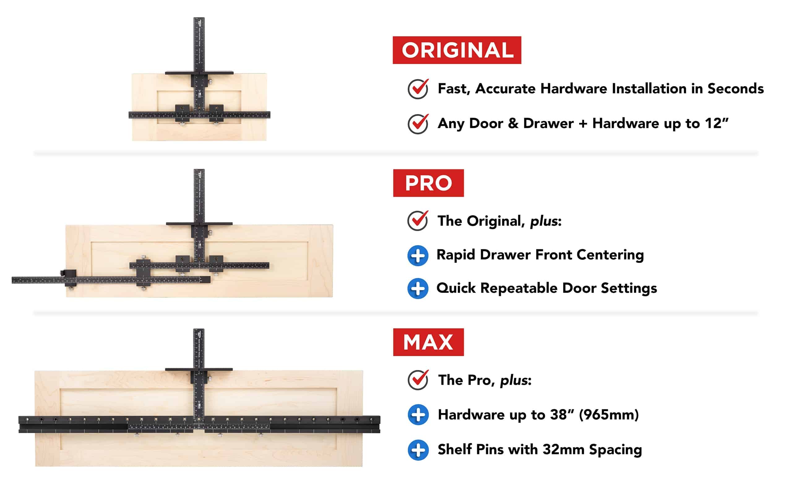 Choose Your Cabinet Hardware Jig - ORIGINAL PRO MAX